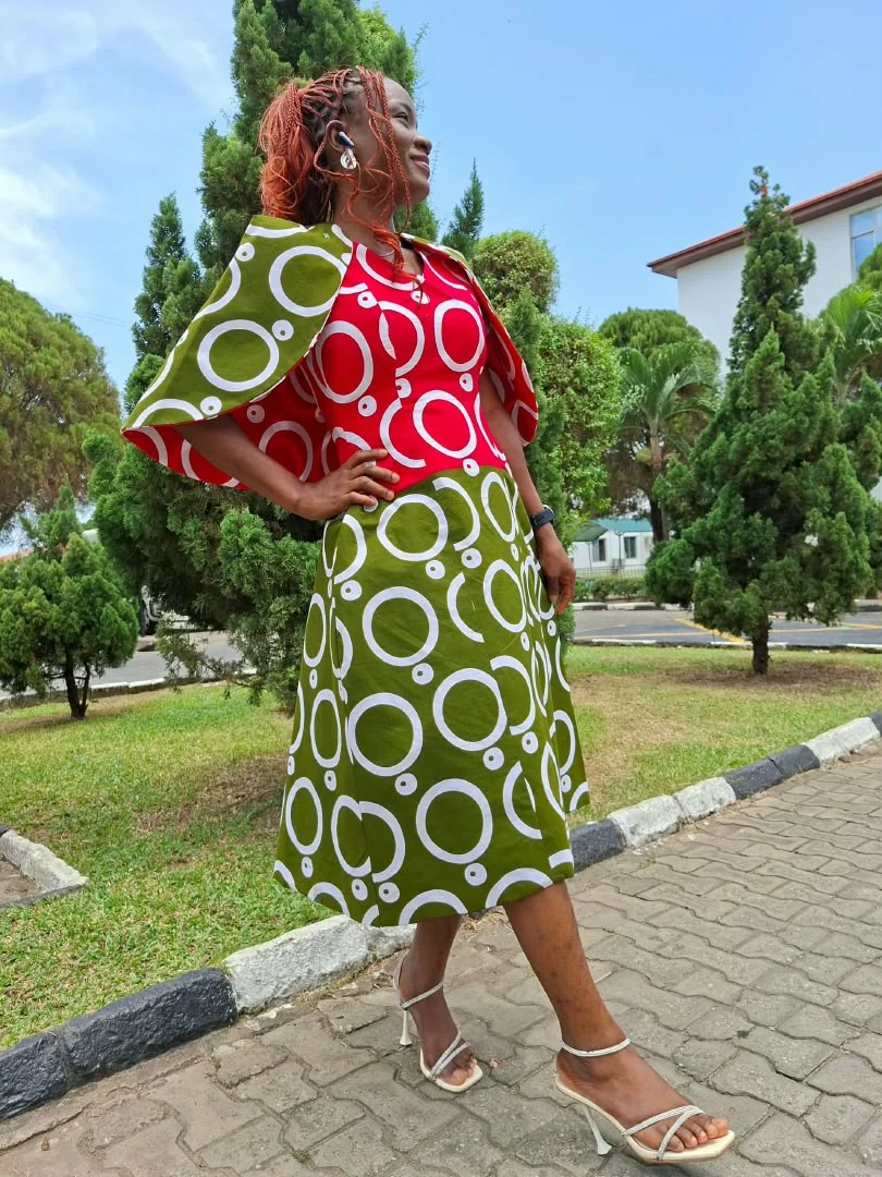A Del Heph coordinated outfit worn at an event