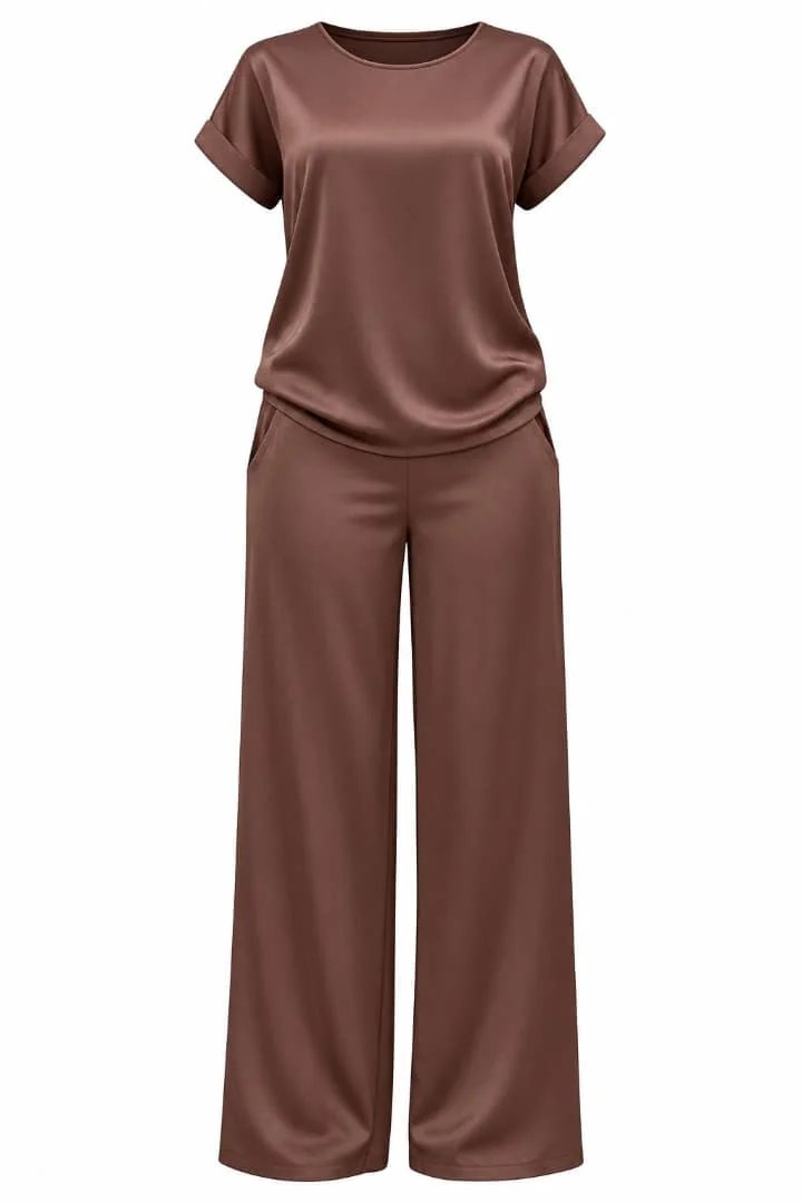 Del Heph coordinated outfit in Brown