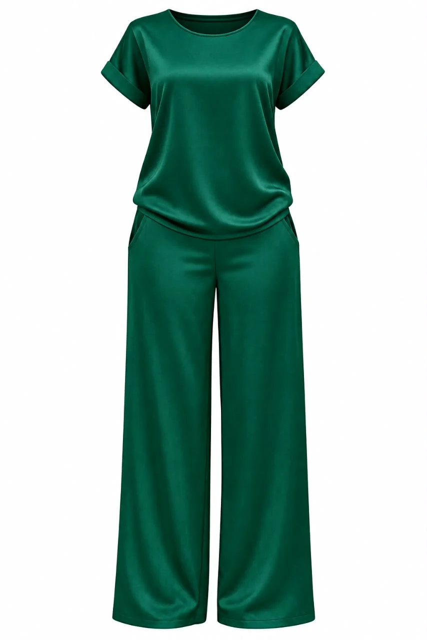 Del Heph coordinated outfit in Green