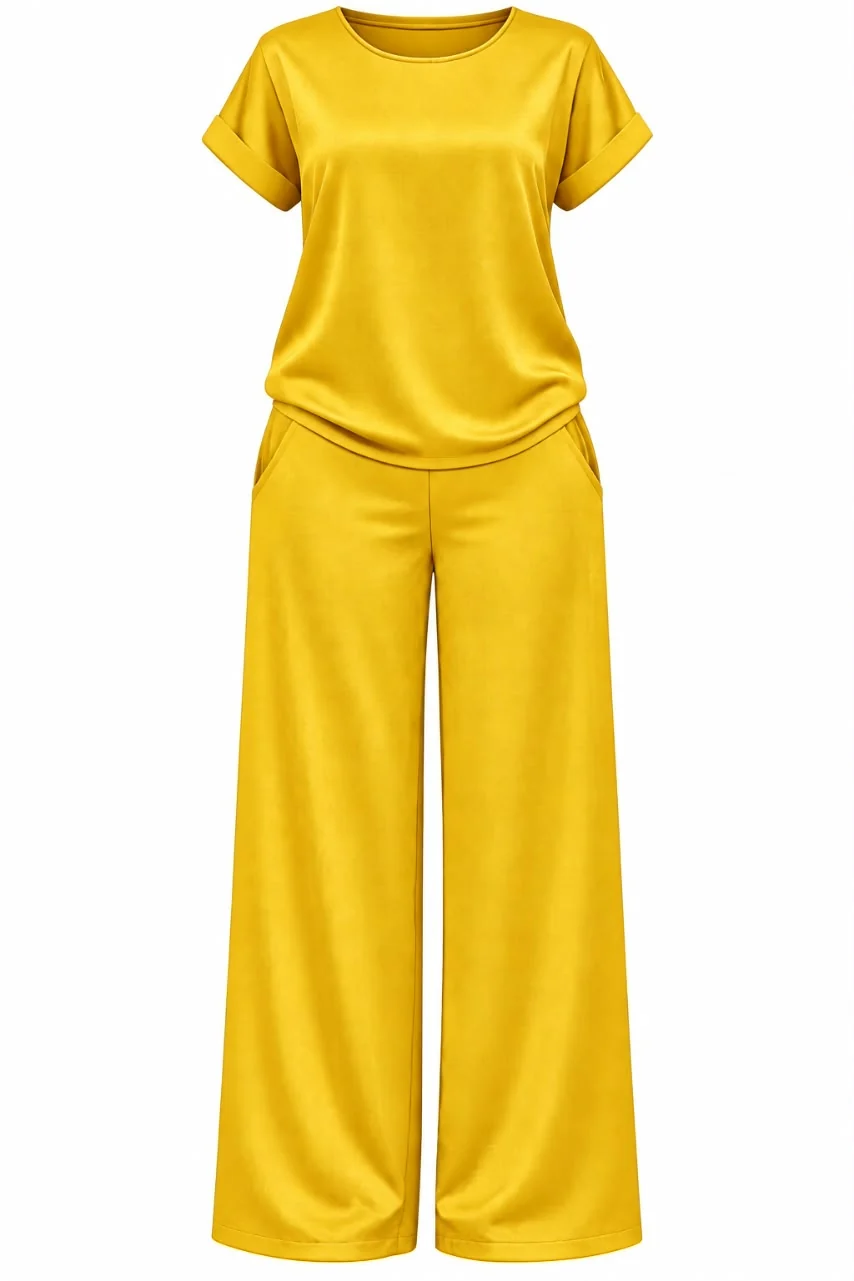 Del Heph coordinated outfit in Yellow